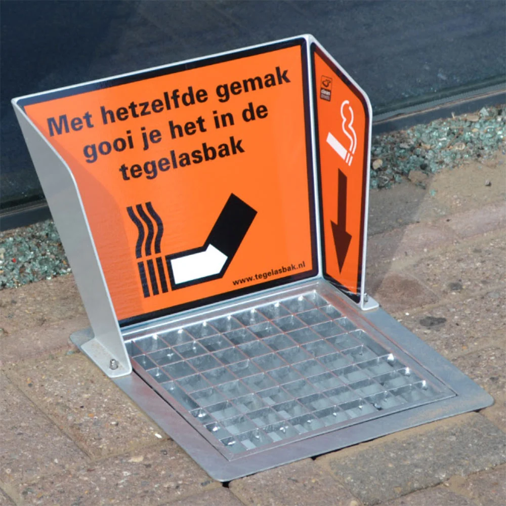 Cleanstreets Tegelasbakken Asbaktegels