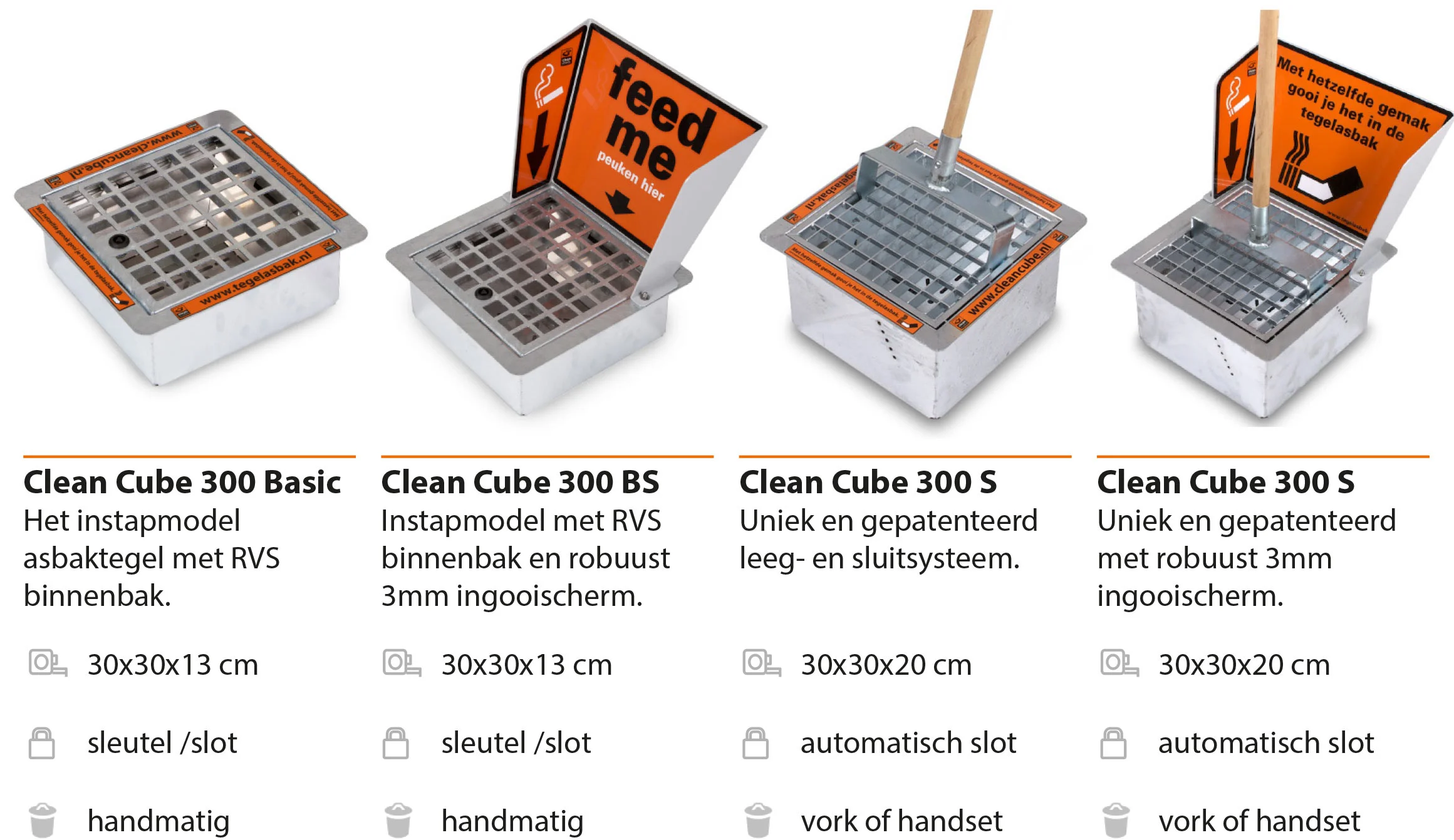 Clean Cube 300 Modellen